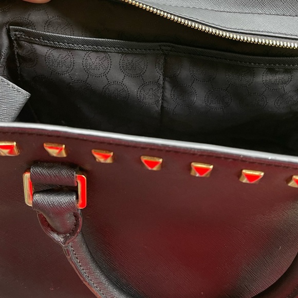 Michael Michael Kors Selma Stud Satchel Bag - Picture 6 of 11